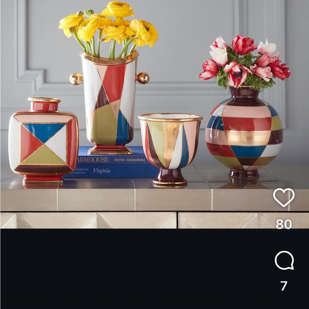Jonathan Adler Torino square Vase